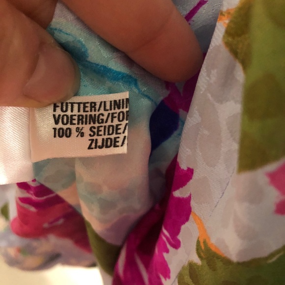 Escada Blue White Tweed Ribbon Blazer - Picture 5 of 6